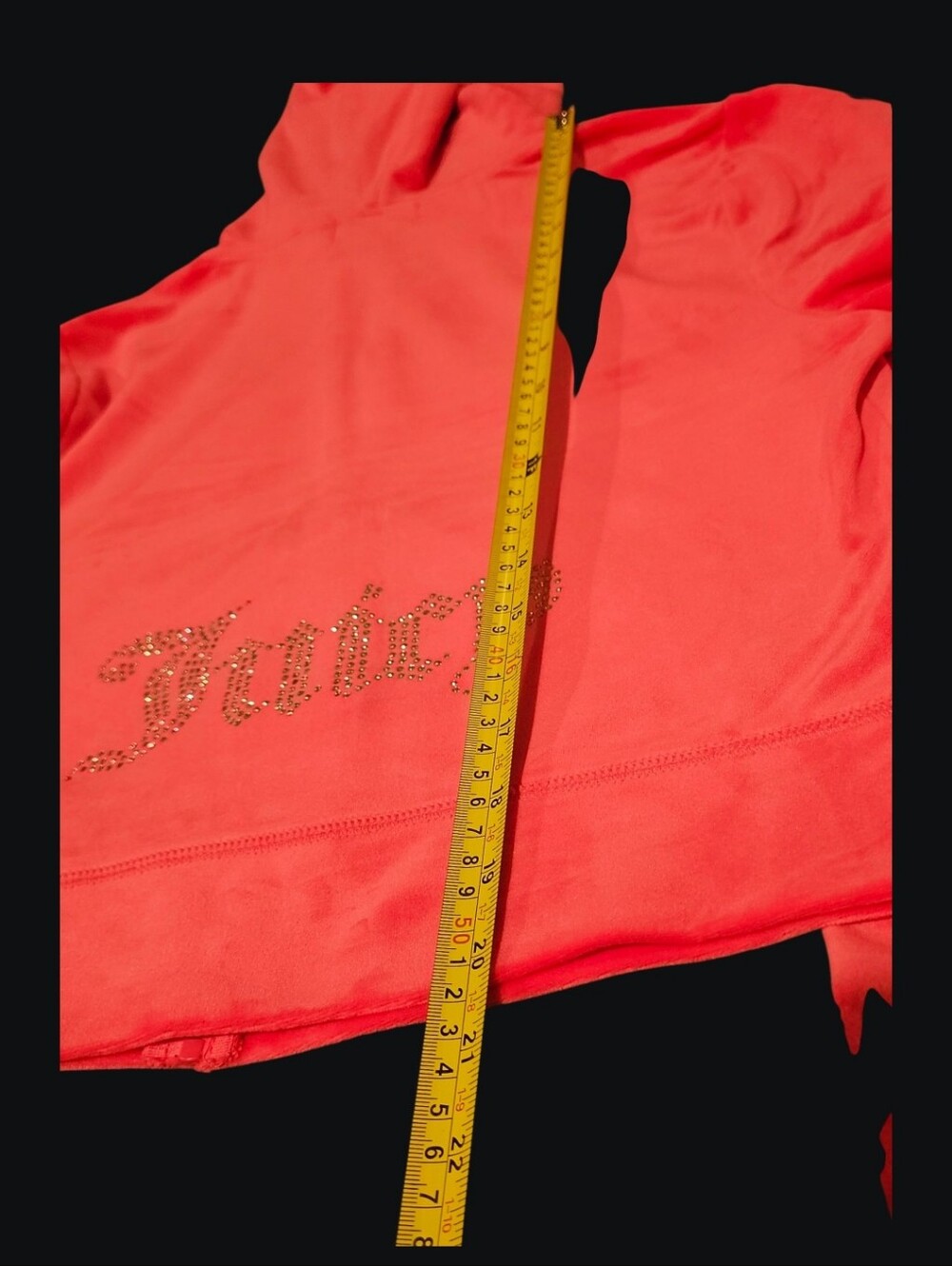 2 Piece Juicy Couture Women's Luxurious Pink Hooded Zip Jacket and Pants Set - Picture 7 of 10